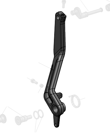 REAR BRAKE ARM COMBINATION