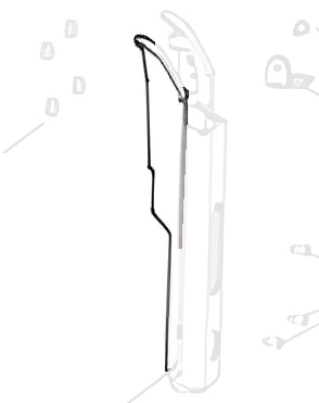 FRONT FENDER LEFT BRACKET