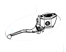 FRONT DISC BRAKE PUMP HANDLE
