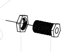 ENGINE INSTALLATION ADJUSTED BOLT