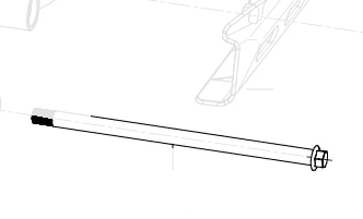 FLAT FORK SHAFT