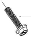 HEXAGON FLANGE BOLT M10×45×1.25